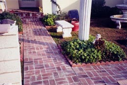 brick walk installation