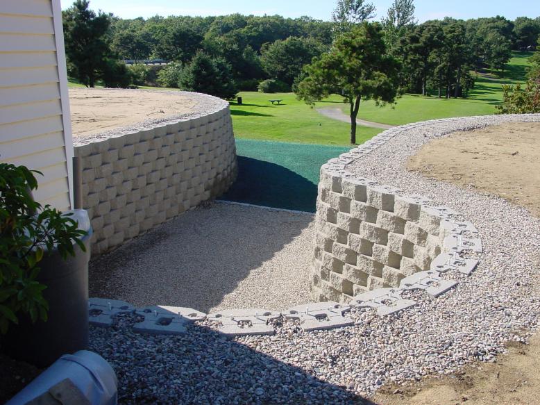 retaining wall block picture, image